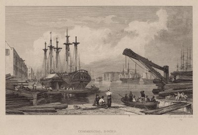 Commercial Docks, London by Clarkson Frederick Stanfield